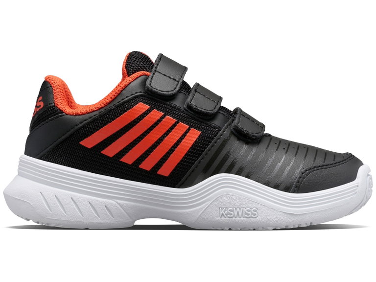KSwiss Tennisschuhe Court Express KLETT Allcourt schwarz/orange Kleinkinder